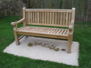 The 2012 Jubilee Commemorative Bench in Broughton Astley