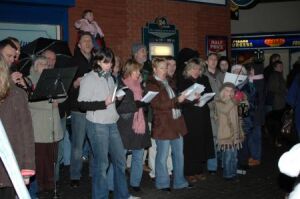 Broughton Astley Choir Sing at the Christmas Fayre